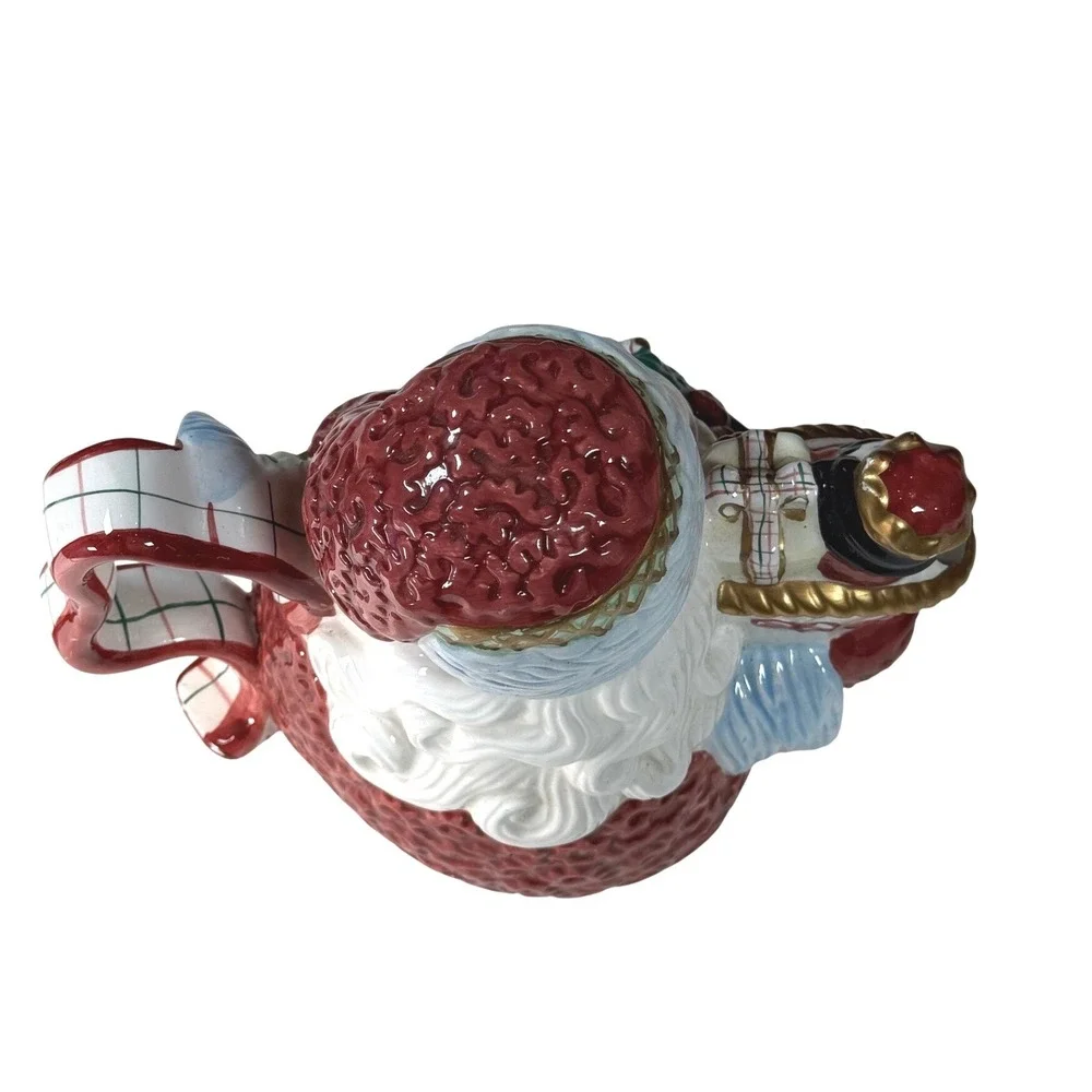 Avon China Santa Claus Nutcracker Creamer Pitcher‎ Christmas Collectible Novelty